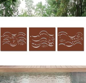 Rust metal fish