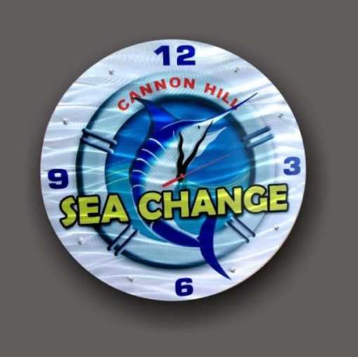 Business Logo Sea change clock Metal clock 4 800 600 80