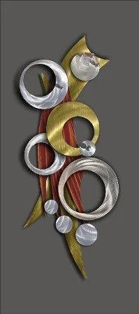 Metal Wall Sculpture Spectrum - Image 3