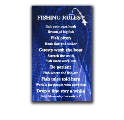 Fish Metal Sign