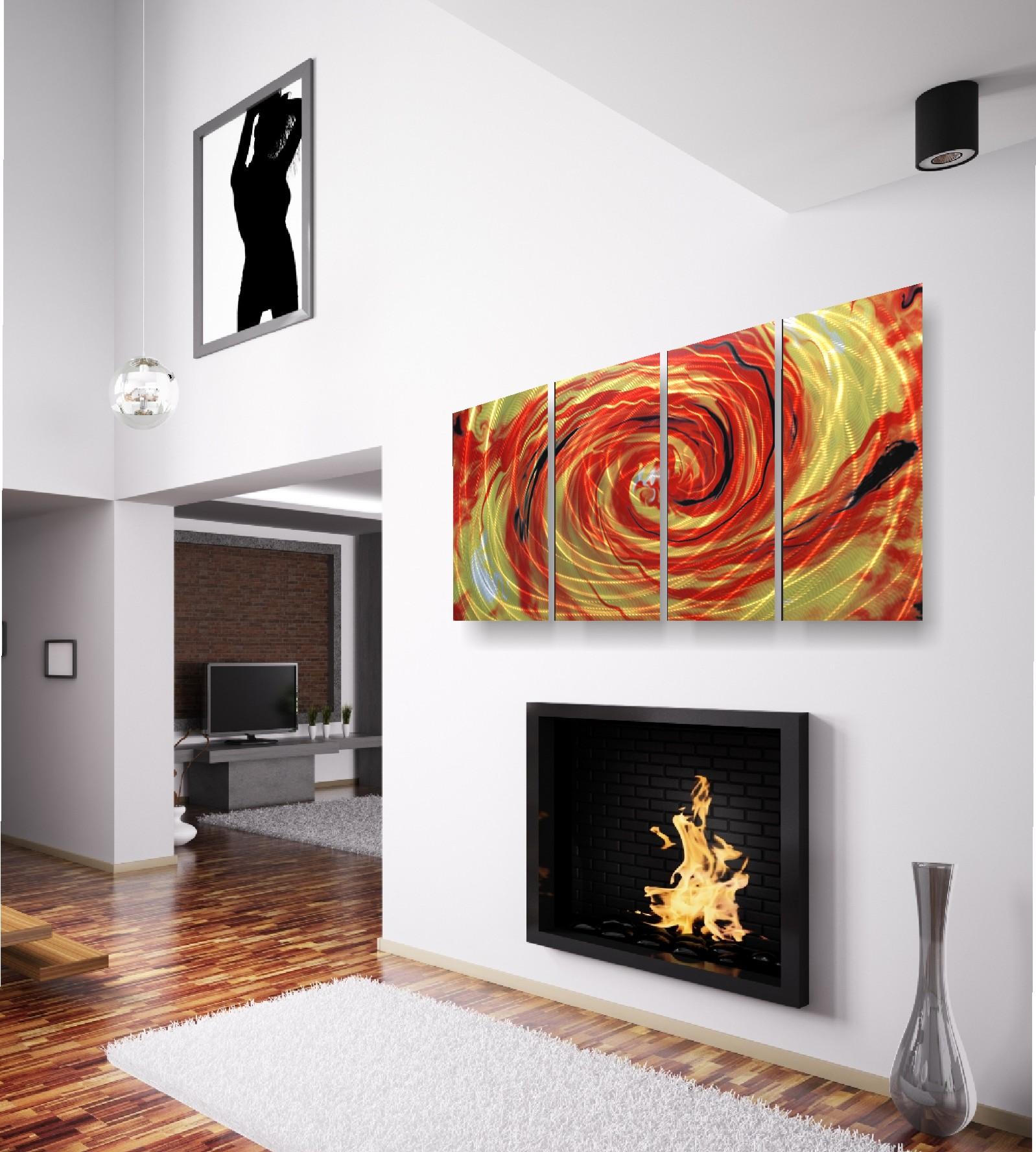 Coloured Metal Wall Art Modern Coloured Metal Wall Art Design's