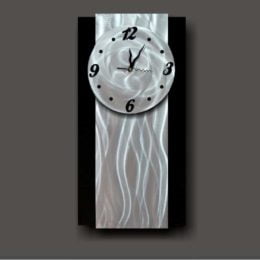 metal art clock design