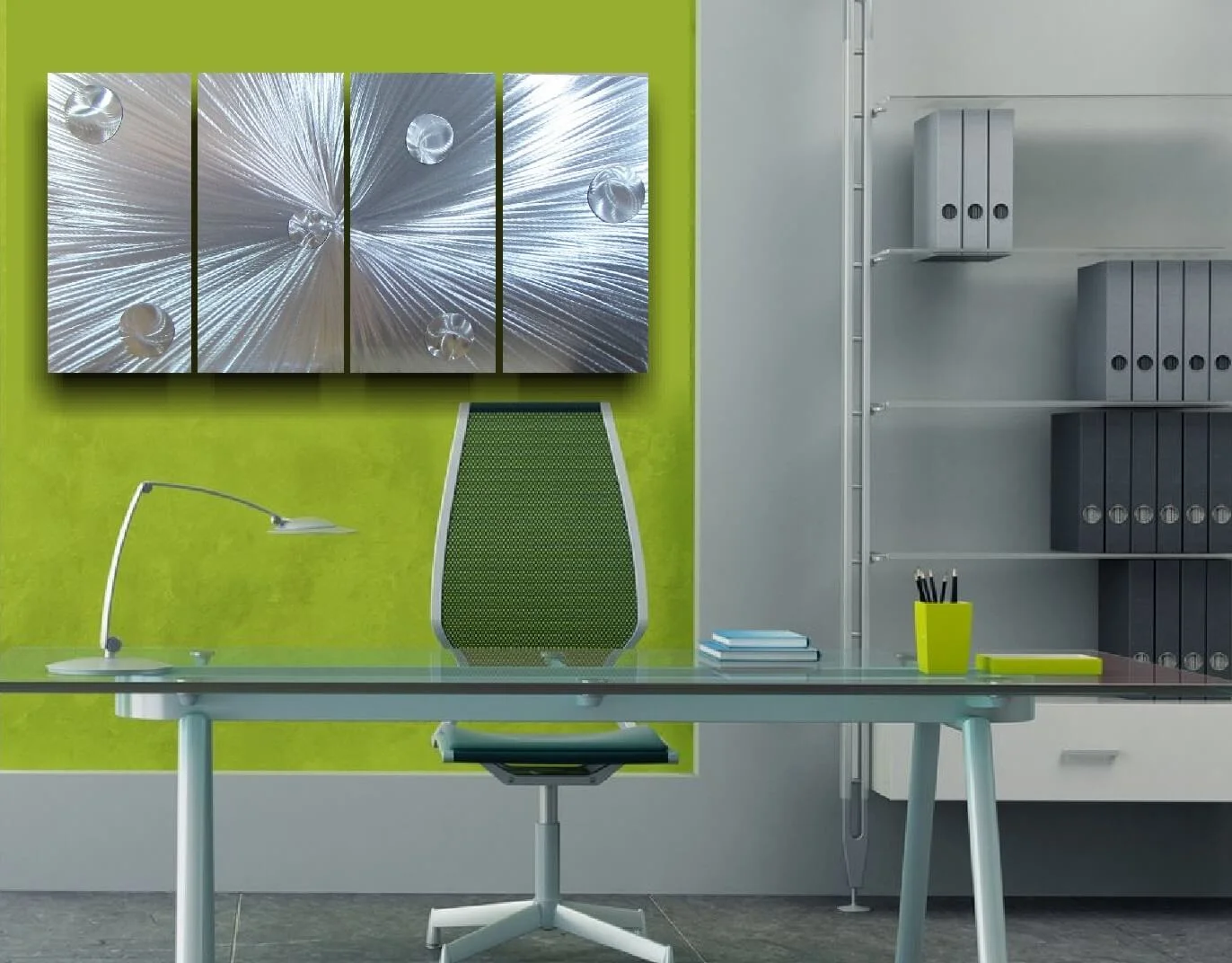 "Hypnotic Circuit Metal Wall Art" "Hypnotic Circuit Metal Wall Art" - Image 4