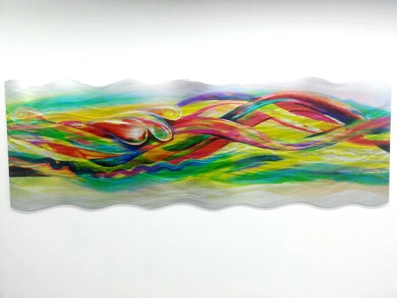 Liquid Infusion 2 Metal Art abstract art