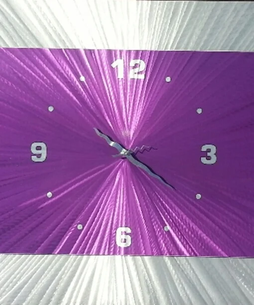 Purple wall clock Australia