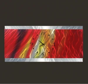 modern metal art wall clocks Australia made