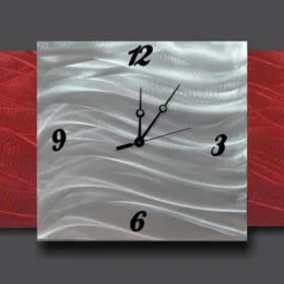Red Modern Time Design