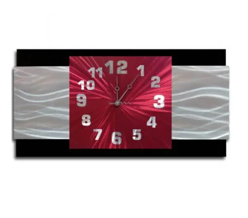 wall clock red
