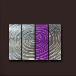 purple art single design