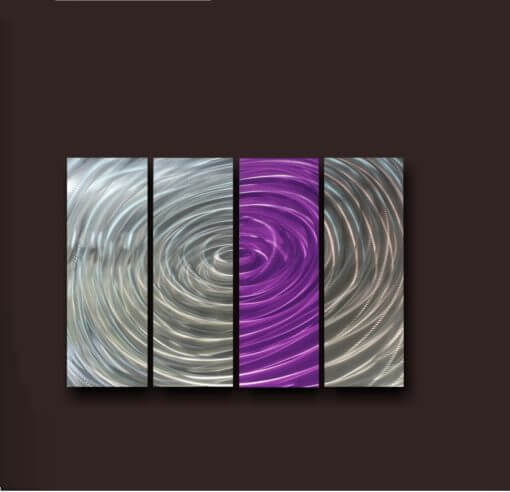 purple art single design