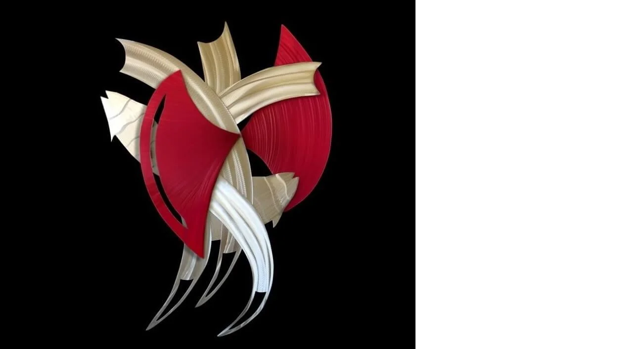 metal wall Abstract Sculpture