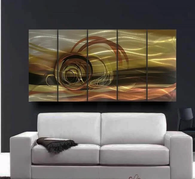 metal art brown colour