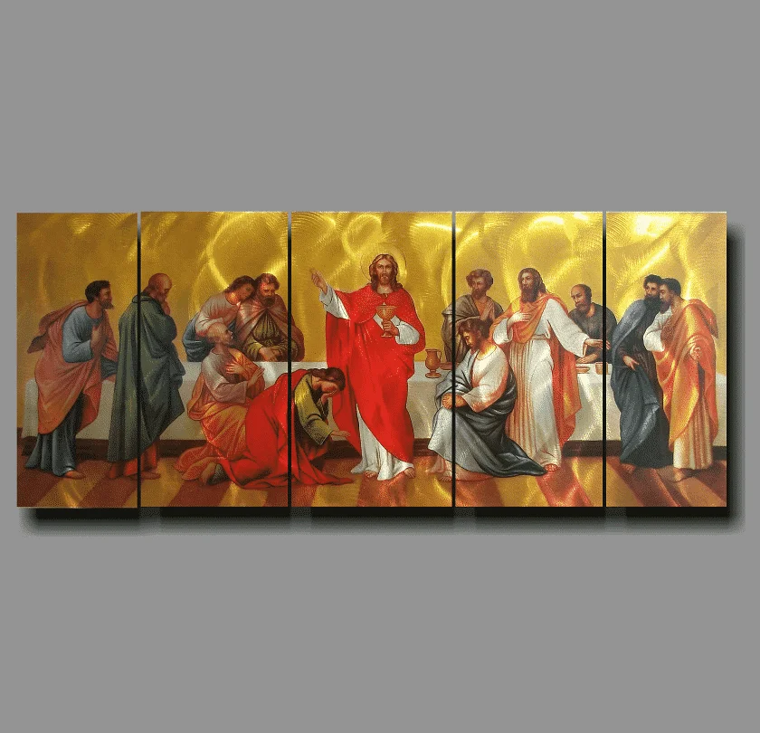 last supper metal art