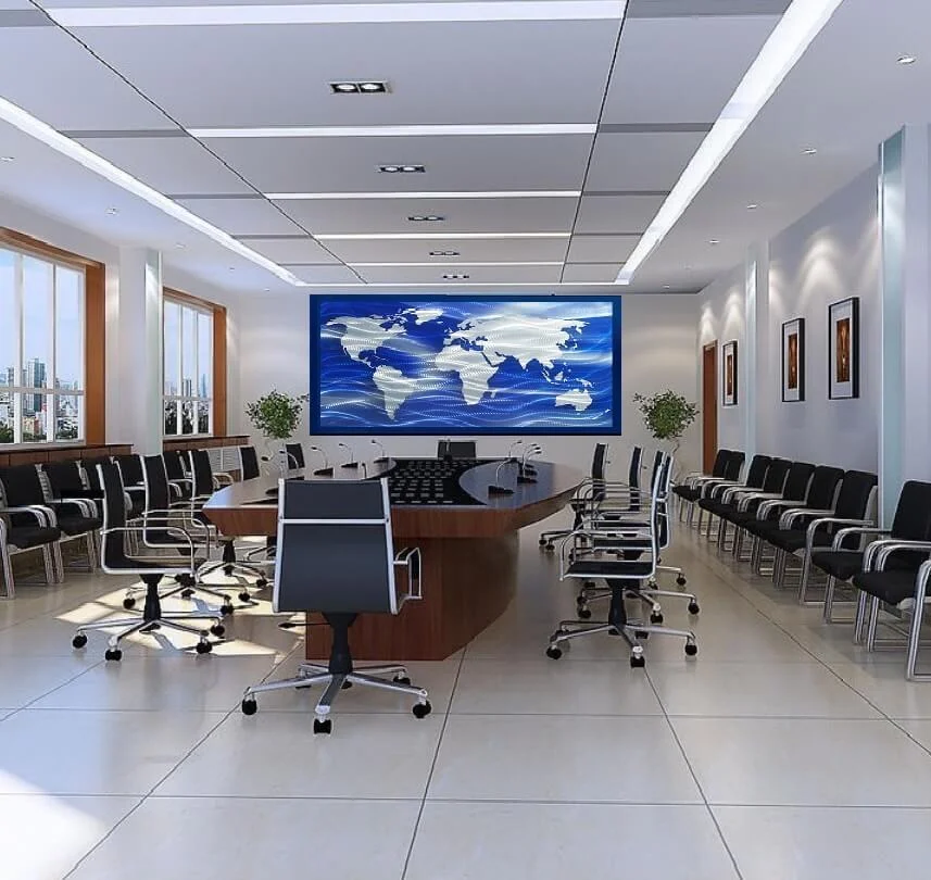 Metal World Map Metal World Map Large Wall Art