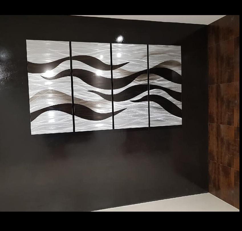Large Wall Art ~ Modern Large Wall Art ~ Fusion Metal ...