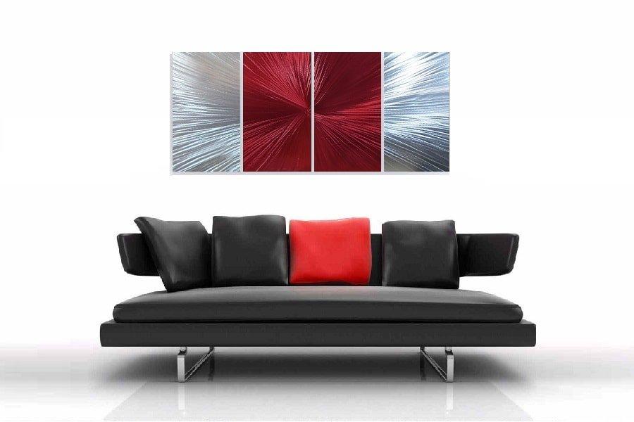 red metal wall art ~ red metal wall art design