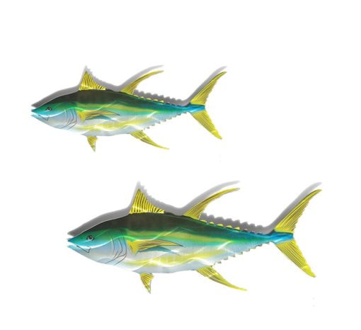 Metal Yellow Fin tuna 3