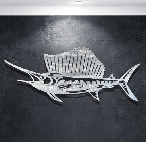 metal fish sculpture Australia