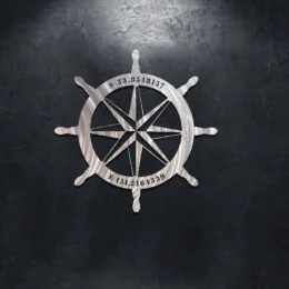 Metal Ship Wheel