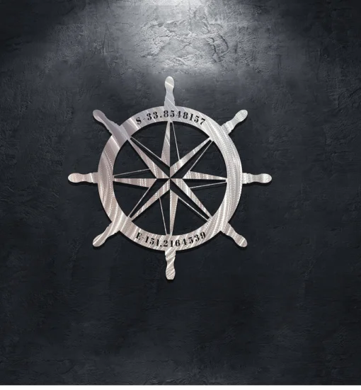 Metal Ship Wheel