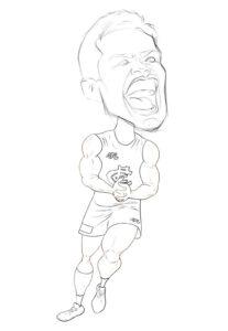 "Sports Caricatures: A Winning Touch for Any Occasion" 4