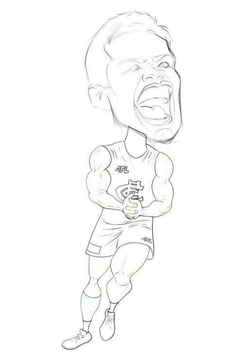 "Sports Caricatures: A Winning Touch for Any Occasion"