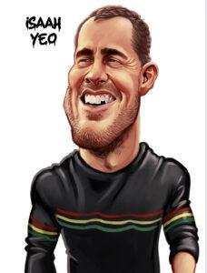 "Sports Caricatures: A Winning Touch for Any Occasion" 7