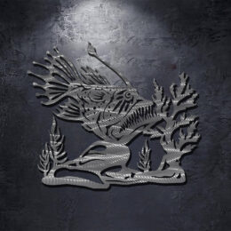 angler metal fish