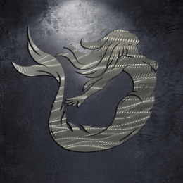 Mermaid Metal Sculpture (Copy)