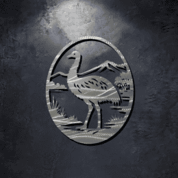 Emu Metal Wall Art