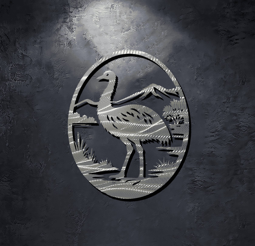 Emu Metal Wall Art Emu Metal Wall Art - Image 2
