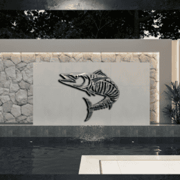Spanish Mackeral Metal WalL Art