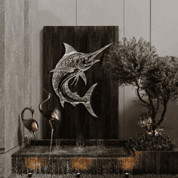 Metal Wall Art Marlin