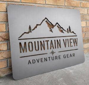 Metal Signs – Custom Laser Cut Business & Home Signage 2